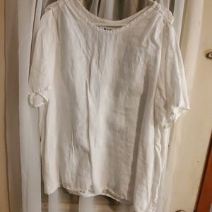 Flax 100% Linen Blouse